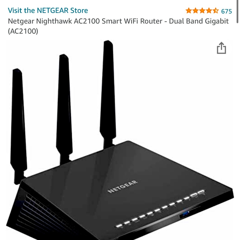 Netgear nighthawk Router - Picture 2 of 5